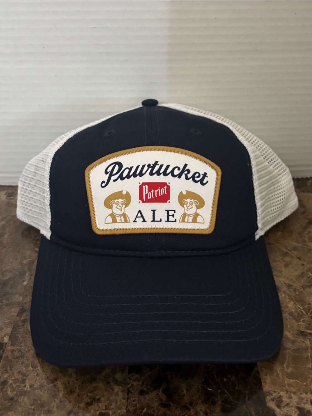 Family Guy Pawtucket Patriot Ale Trucker Hat Snapback Navy White OS Cartoon New